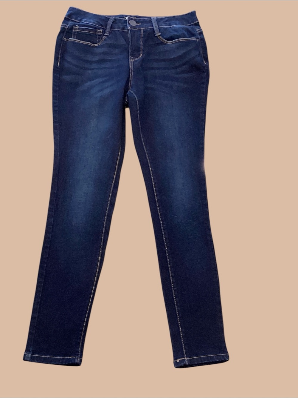 Time and Tru Dark Indigo Skinny Jeans, size 10 Petite 💙